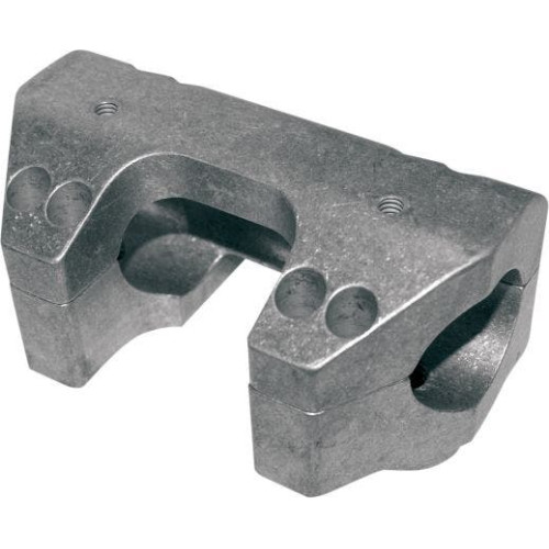 PartzBiz HD: 4411300-LA Choppers LA-7420-00 Raw Handlebar Clamp Riser Set 1 1/4" 94-13 Road King FLHR 0602-0212 06020212