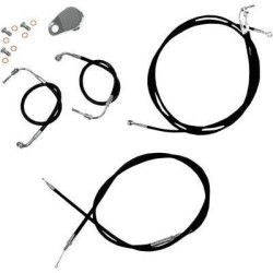 PartzBiz HD DS06100579 - LA Choppers LA-8051KT-08B สายแฮนด์/ชุดสายแฮนด์ สีดำ Harley FLH 08-13 PartzBiz HD DS06100579 - LA Choppers LA-8051KT-08B สายแฮนด์/ชุดสายแฮนด์ สีดำ Harley FLH 08-13