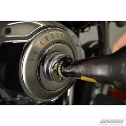 PartzBiz HD DS10140110 - La Choppers LA-9000-00 Stop N Pop ที่เปิดขวดขัดเงา Harley Stock Football Air Cleaner LA-9000-00