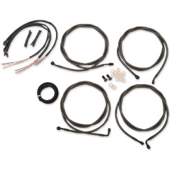 PartzBiz HD DS06101951 - LA Choppers Midnight Black Complete ชุดสายเคเบิลขยาย 18 ”-20” ABS FLHT/X 17 | LA-8054KT2-19M PartzBiz HD DS06101951 - LA Choppers Midnight Black Complete ชุดสายเคเบิลขยาย 18 ”-20” ABS FLHT/X 17 | LA-8054KT2-19M