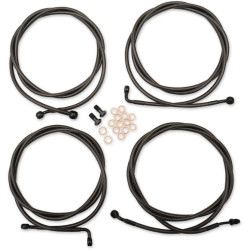 PartzBiz HD DS06101930 - ชุดสายเคเบิลขยาย LA Choppers Midnight Black Standard Mini Ape ABS FLHT/X 17 | LA-8054KT-08M PartzBiz HD DS06101930 - ชุดสายเคเบิลขยาย LA Choppers Midnight Black Standard Mini Ape ABS FLHT/X 17 | LA-8054KT-08M