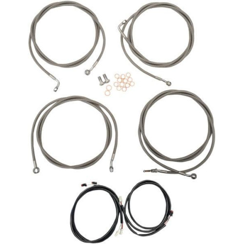 PartzBiz HD: 4411253-LA Choppers Plug Play Cable Wire Kit 18-20 Ape Hanger ABS Harley Touring 17-Up PartzBiz HD: 4411253-LA Choppers Plug Play Cable Wire Kit 18-20 Ape Hanger ABS Harley Touring 17-Up