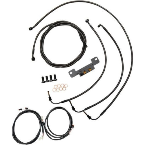 PartzBiz HD: 4411258-LA Choppers Plug Play Cable Wire Kit 18-20 Apes No ABS Midnight Harley Touring 17-Up PartzBiz HD: 4411258-LA Choppers Plug Play Cable Wire Kit 18-20 Apes No ABS Midnight Harley Touring 17-Up
