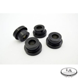 PartzBiz HD DS06020523 - La Choppers Triple Tree Black 5 Degree Angled Rider Bushing Kit for Harley | LA-7400-00B