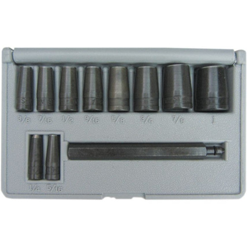 PartzBiz HD: 4411217-Lang Tools ชุดเจาะรูปะเก็น 11 ชิ้น 10 ขนาดหมัด พร้อมแมนเดรลขับยาว | 950 PartzBiz HD: 4411217-Lang Tools ชุดเจาะรูปะเก็น 11 ชิ้น 10 ขนาดหมัด พร้อมแมนเดรลขับยาว | 950