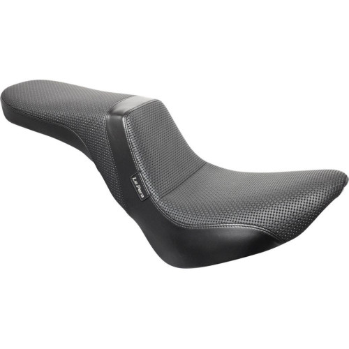 PartzBiz HD: 4411157-Le Pera Black Daytona 2-Up Seat Basket Weave Harley M8 Softail Breakout 18-20