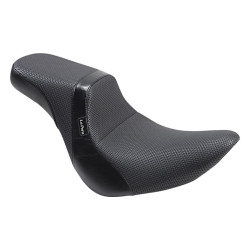 PartzBiz HD LPLYO-543BW - Le Pera LYO-543BW Black Daytona Seat Basket Weave Harley Softail Fat Boy 18-23