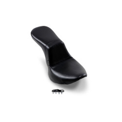 PartzBiz HD LPLYB-543S - Le Pera Black Daytona 2-Up Seat Smooth Harley M8 Softail Breakout 18-20