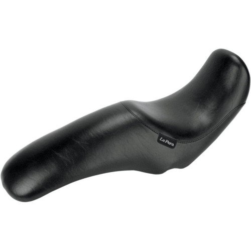 PartzBiz HD: 4411164-Le Pera Black Full Length Smooth Up Front Silhouette Seat for Harley Dyna 06-16 | LKU-861