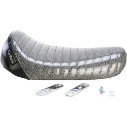 PartzBiz HD LPL-006BKMFPT - Le Pera L-006BKMFPT Charcoal Metalflake Bare Bones Solo Seat Harley XL 82-03 | L-006BKMFPT