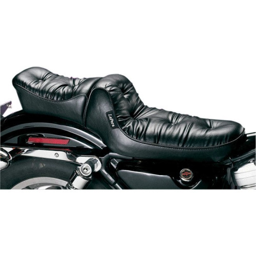 PartzBiz HD: 4411103-Le Pera Regal Black 2-Up Plush Pillow Seat 4 Harley 86-03 XL Models | L-098 PartzBiz HD: 4411103-Le Pera Regal Black 2-Up Plush Pillow Seat 4 Harley 86-03 XL Models | L-098