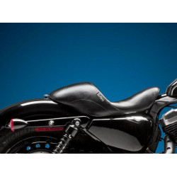 PartzBiz HD LPLFU-316 - Le Pera Aviator Up Front Solo Seat 4 Harley 04-06/10-22 XL W/3.3 Gal ถัง | LFU-316
