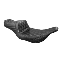 PartzBiz HD LPLH-587DD - Le Pera LH-587DD Tailwhip Seat Double Diamond Harley 97-07 Touring FLHT/FLTR | LH-587DD