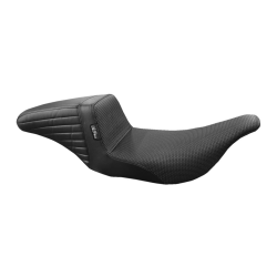 PartzBiz HD LPLH-597BW - Le Pera LH-597BW Kickflip Seat Basket Weave Harley 97-07 Touring FLHT/FLTR | LH-597BW