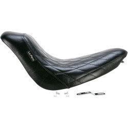 PartzBiz HD LPLK-007DM - Le Pera LK-007DM Diamond Stitch Bare Bones Solo Seat Harley FXST 06-10 FLSTF 07- | LK-007DM
