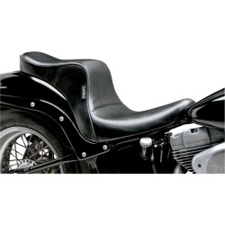 PartzBiz HD LPLK-020 - Le Pera LK-020 Smooth Cherokee 2 Up Seat Harley Softail 06-10 FXST 07-17 FLSTF | LK-020