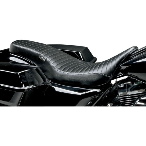 PartzBiz HD: 4411027-Le Pera Pleated Black Vinyl Cobra Full Length Seat for Harley Touring 08-15 | Le Pera PartzBiz HD: 4411027-Le Pera Pleated Black Vinyl Cobra Full Length Seat for Harley Touring 08-15 | Le Pera