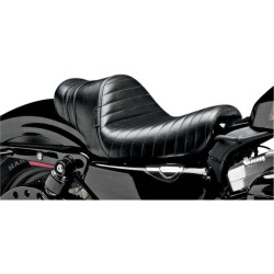 PartzBiz HD LPLK-416BLK - เบาะนั่งสปอยเลอร์ Le Pera Stubs W/Black Speed Stripes 4 Harley 04-06/10-22 XL Models | LK-416BLK