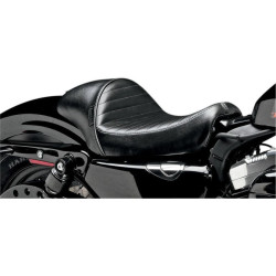 PartzBiz HD LPLK-426PT - Le Pera Stubs Caf√© Pleated Seat 4 Harley 04-06/10-22 XL Models | LK-426PT