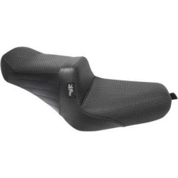 PartzBiz HD LPLK-586BW - Le Pera Tailwhip Black Basket Weave Seat 4 Harley 10-22 XL Models | LK-586BW