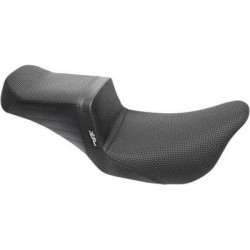 PartzBiz HD LPLK-587BW - Le Pera LK-587BW Tailwhip 2-Up Seat Basketweave Black Harley Touring FL 08-23