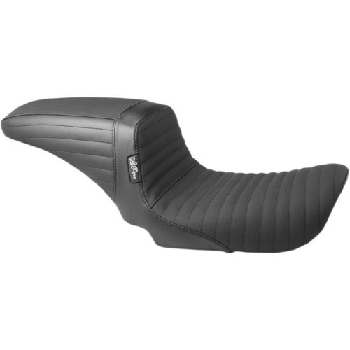PartzBiz HD: 4410949-Le Pera LK-591PTGP Gripp Tape Pleated Stitching KickFlip Solo Seat Harley Dyna | LK-591PTGP