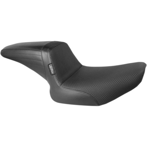PartzBiz HD: 4410963-Le Pera L-598BW Basket Weave KickFlip Solo Seat Harley FXR 82-94 99-00 | L-598BW