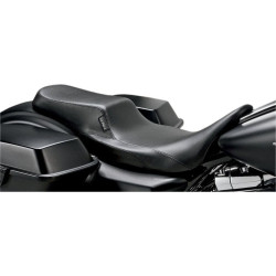 PartzBiz HD LPLK-777 - เบาะ Le Pera Black Smooth Stitched Nomad II 2-Up สำหรับ Harley Touring 08-15 | เลอ เปอร่า