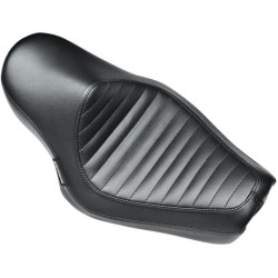 PartzBiz HD LPLK-806PT - Le Pera LK-806 PT Pleated Stitch Black Villian Solo Seat Harley Sportster 10-17 | LK-806PT