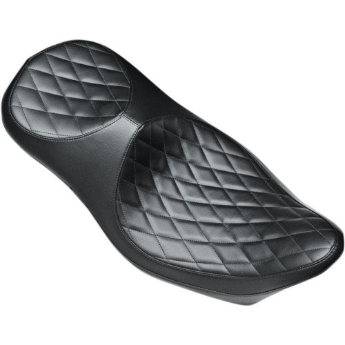 PartzBiz HD: 4410903-Le Pera Diamond Stitch Super Villain 2-Up Seat สำหรับ Harley Touring FLH/T 08-15 | เลอ เปอร่า