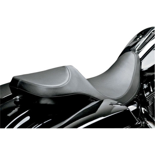 PartzBiz HD: 4410904-Le Pera Smooth Stitch Super Villain 2-Up Seat for Harley Touring FLH/T 08-15 | Le Pera
