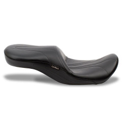 PartzBiz HD LPLK-907NB - Le Pera Sorrento Seat for Arlen Ness Winged Stretched Gas Tank for Harley 08-23 19-853