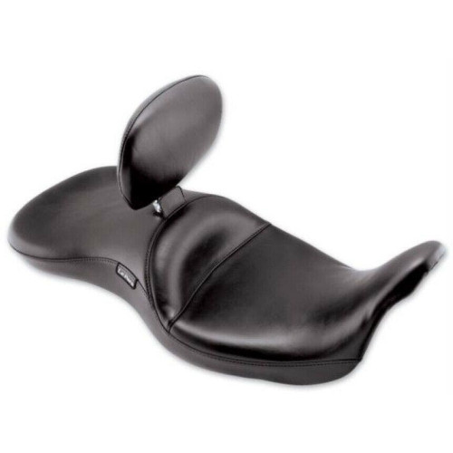 PartzBiz HD: 4410922-Le Pera Maverick Daddy Long Legs 2-Up Smooth Seat w/ Backrest Harley FLH 08-15  | Le Pera