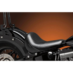 PartzBiz HD LPLKS-007 - Le Pera LKS-007 Smooth Black Bare Bones Solo Seat Harley Softail FXS & FLS | LKS-007