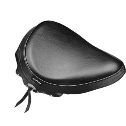 PartzBiz HD LPLN-012 - Le Pera LN-012 Smooth Black Sanora Custom Solo Seat Harley Big Twin FX FL 64-84 | LN-012