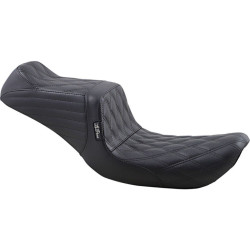PartzBiz HD LPLN-581DD - Le Pera LN-581DD Tailwhip 2-Up Seat Double Diamond Harley Dyna FXD 96-03