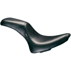 PartzBiz HD LPLN-840 - Le Pera LN-840 2 Up Smooth Black Silhouette Seat Harley Softail FXST FLST 89-99 | LN-840