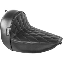 PartzBiz HD LPLSM-430DM - Le Pera LSM-430DM Diamond Stitch Cafe Solo Driver Seat Harley FLS Slim 16-17 | LSM-430DM
