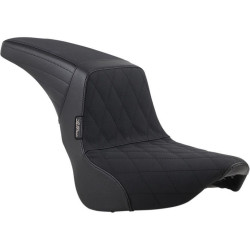 PartzBiz HD LPLY-590DMGP - Le Pera LY-590DMGP Black Diamond Gripp Tape Kickflip 2-UP Seat 18-19 Harley Davidson Softail Street Bob Slim FXBB FLSL Custom Classic Upgrade replacement Motorcycle Bike Saddle Passenger 0802-1156 08021156
