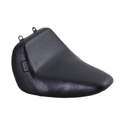 PartzBiz HD LPLYO-007 - Le Pera LYO-007 Black Bare Bones Solo Seat Smooth Harley Softail Fat Boy 18-23