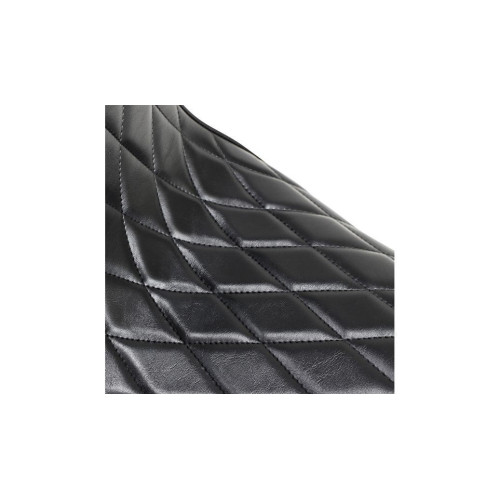 PartzBiz HD: 4410812-Le Pera LYO-020DM Black Cherokee Seat Diamond Harley M8 Softail Fat Boy 18-23