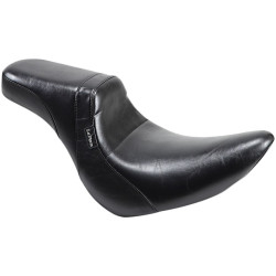 PartzBiz HD LPLYO-543S - Le Pera LYO-543BW Black Daytona Seat Smooth Harley M8 Softail Fat Boy 18-21