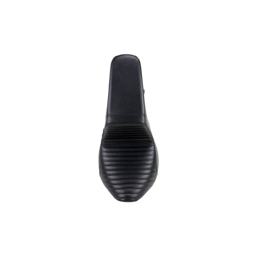 PartzBiz HD: 4410817-Le Pera LYO-590PT Black Kickflip Seat Pleated  Harley M8 Softail Fat Boy 18-21