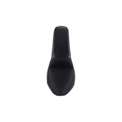 PartzBiz HD LPLYX-590BW - Le Pera Black Daytona 2-Up Seat Smooth Harley M8 Softail Breakout 18-23