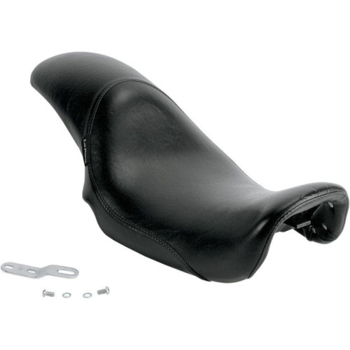 PartzBiz HD: 4410761-Le Pera Black Full Length Smooth Low Profile Silhouette Seat Harley Dyna 06-16 | LK-861 PartzBiz HD: 4410761-Le Pera Black Full Length Smooth Low Profile Silhouette Seat Harley Dyna 06-16 | LK-861