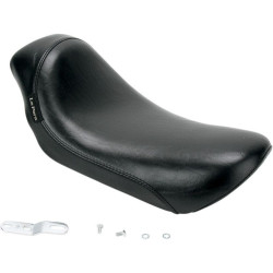 PartzBiz HD LPLN-853 - ที่นั่งเดี่ยว Le Pera Smooth Black Vinyl Silhouette สำหรับ 96-03 Dyna Wide Glide FXDWG | แอลเอ็น-853