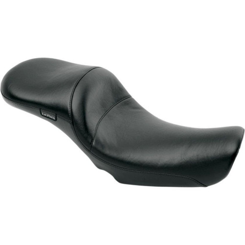 PartzBiz HD: 4410735-Le Pera Smooth 2 Up Smooth Black Maverick Daddy Long Legs Seat Harley Dyna 06-16 | LK-970DLS