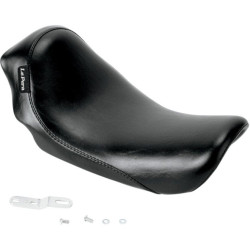 PartzBiz HD LPLK-851 - ที่นั่งเดี่ยวไวนิลสีดำเรียบ Le Pera สำหรับ 06-16 Harley Dyna FLD FXD/WG | แอลเค-851