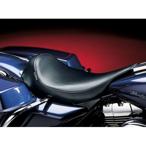 PartzBiz HD: 4410746-Le Pera Low Profile Silhouette Smooth Solo Seat for Harley FLH/T 91-96 | Le Pera