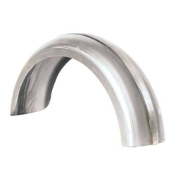 PartzBiz HD MU22056 - Led Sled Flat Top Style 7" Raw Steel Rear Fender Harley & Custom Chopper 22056